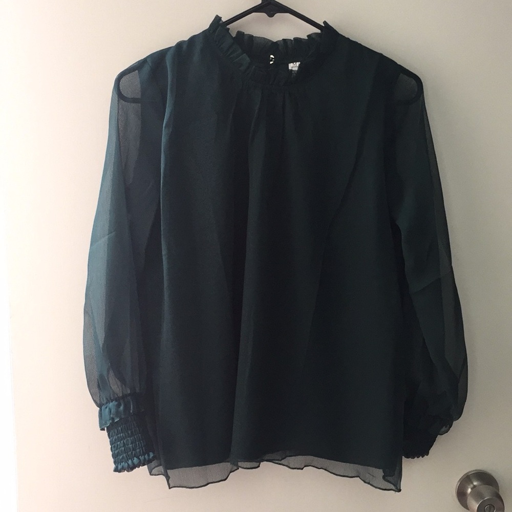 Dark green blouse